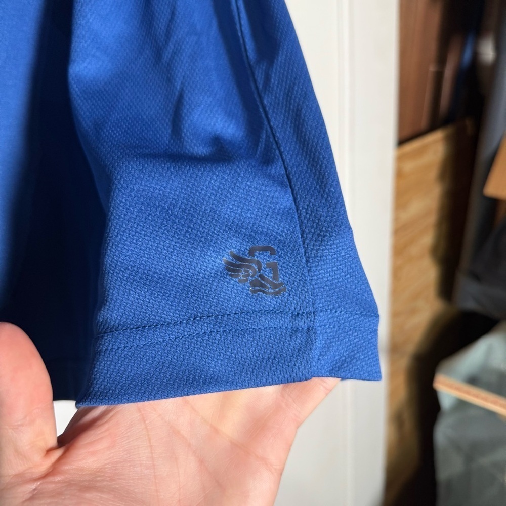 GAP Blue Athletic Shorts Super Soft Lightweight Size Large NWT Excersise Gym - Picture 5 of 9